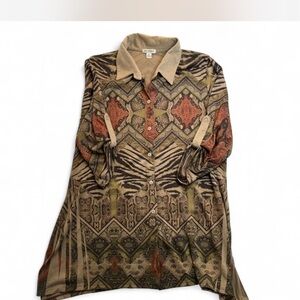Alfani Multicolor Patterned Women's Tunic